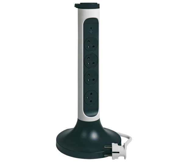 Legrand Przedłużacz wieża - 4X2P+Z 2M-BIAŁO/CZARNY - 1047781 - zdjęcie 2